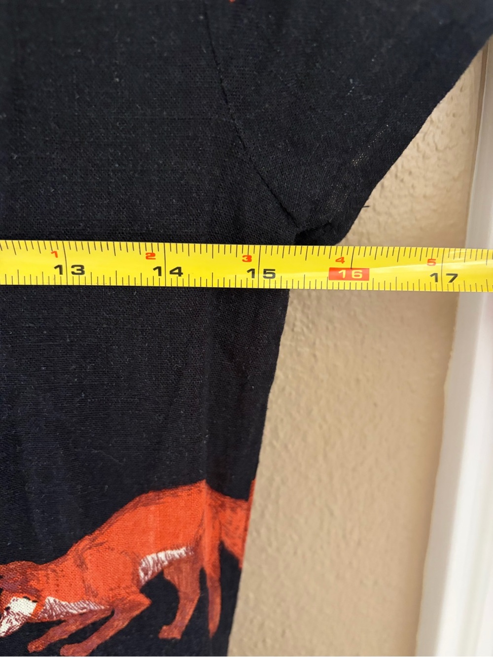 Mod Cloth Fox Print Linen Women’s Pantsuit Tie String Waist S - Picture 10 of 15